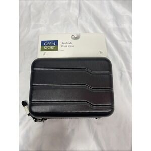 Hardside Mini Case 7"x5"x3" Black For Travel, Camera, Trading Cards, Hobby